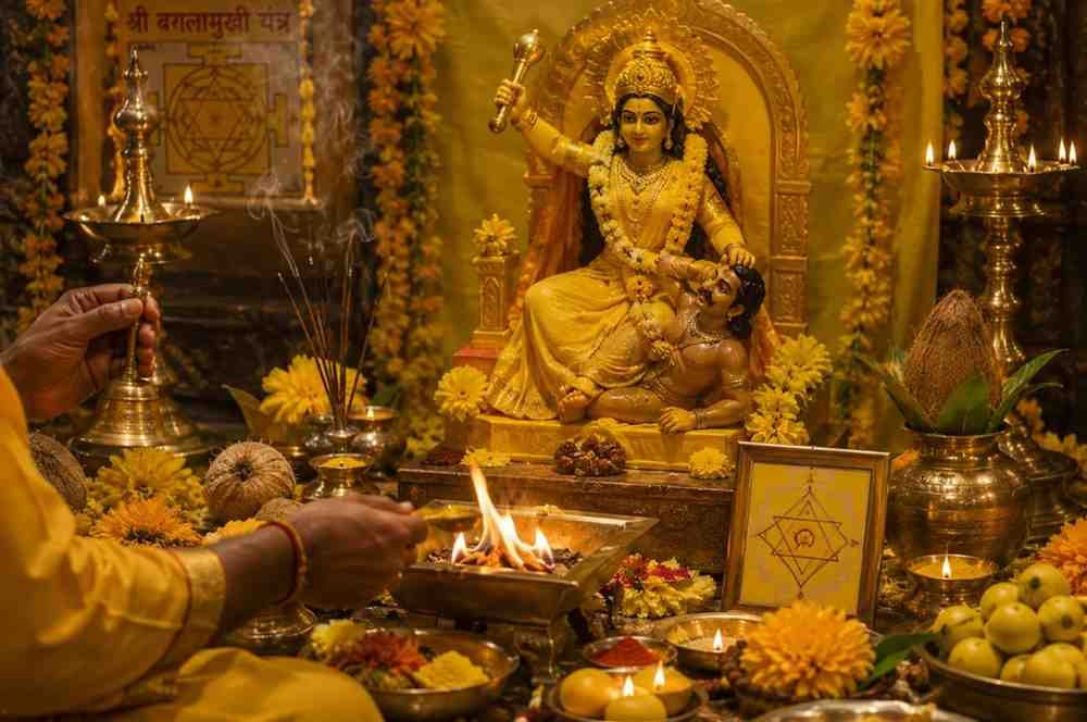 Baglamukhi devi Puja